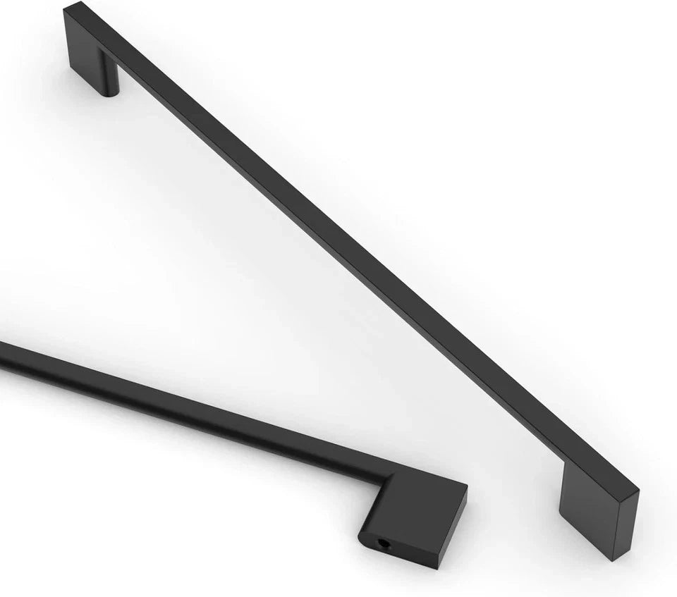 Asidrama 10 Pack 10" Hole Center Matte Black Kitchen Cabinet Handles Pulls