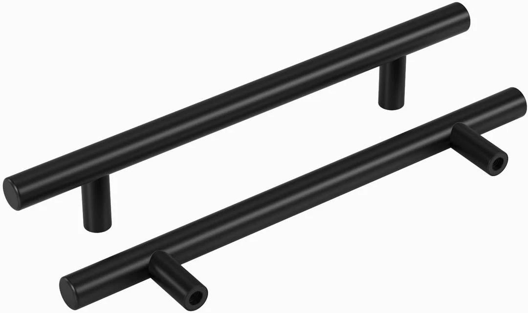 homdiy Black Cabinet Handles 20Pack 5inch Hole Center Kitchen Drawer Pulls