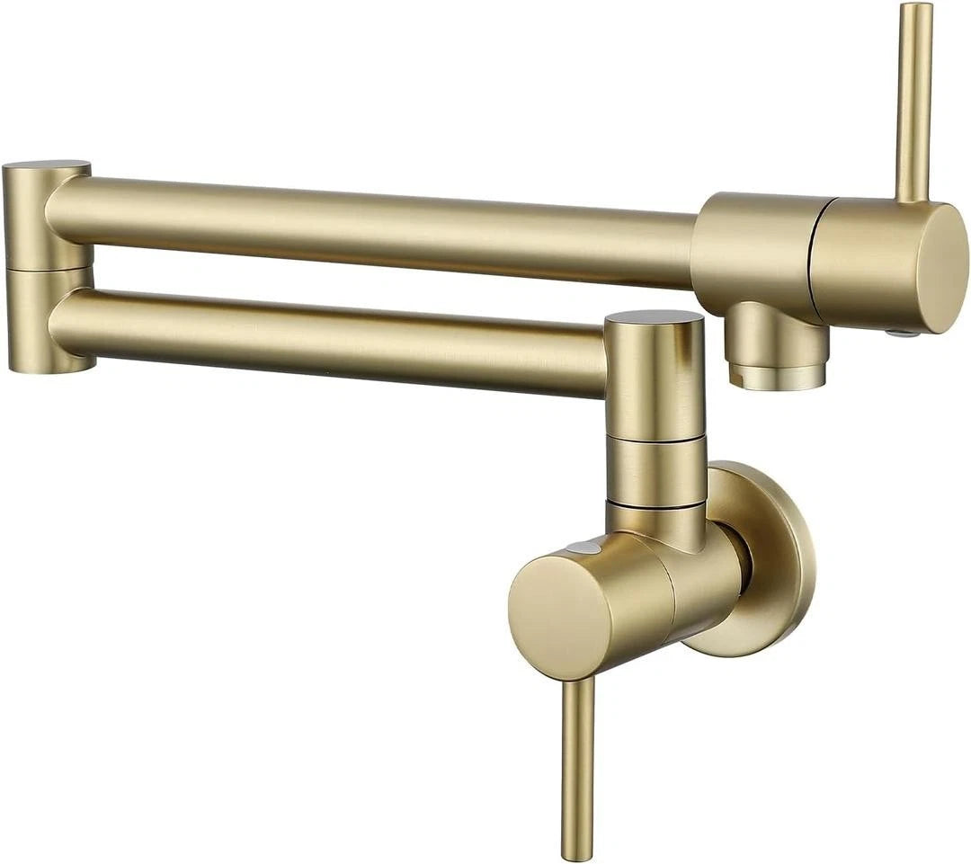 Brushed Gold Faucet for Wash Basin, Wash Basin Faucets Multi-Function Swing