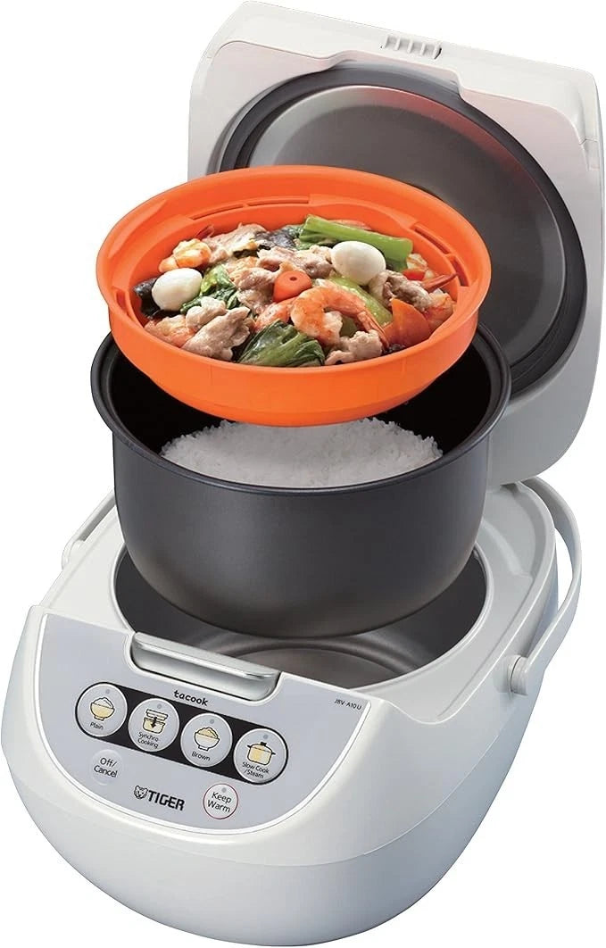 Tiger Rice Cooker & Warmer JBV-G10U, 5.5-Cup – Open Box