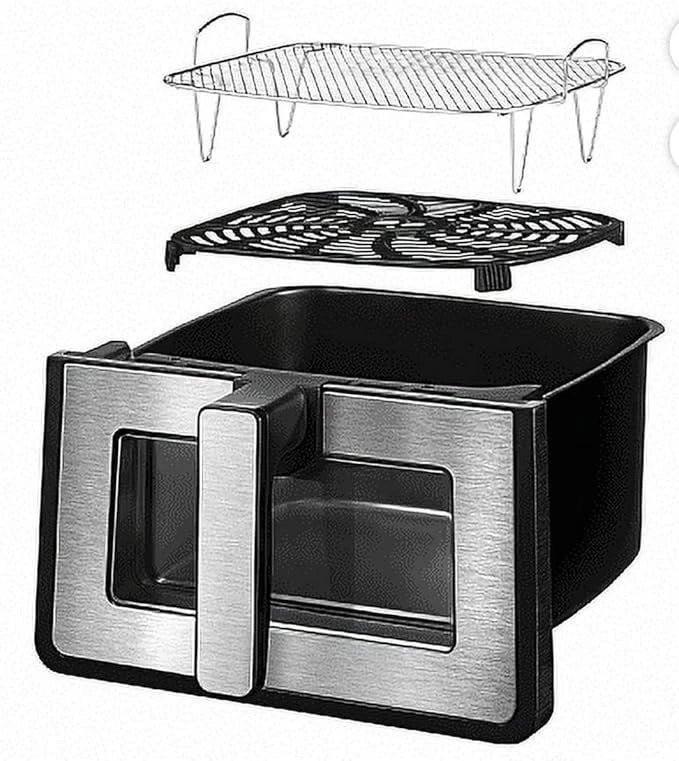 Gourmia 8-Qt / 7.6L Digital Air Fryer, Front-Door Style – Open Box