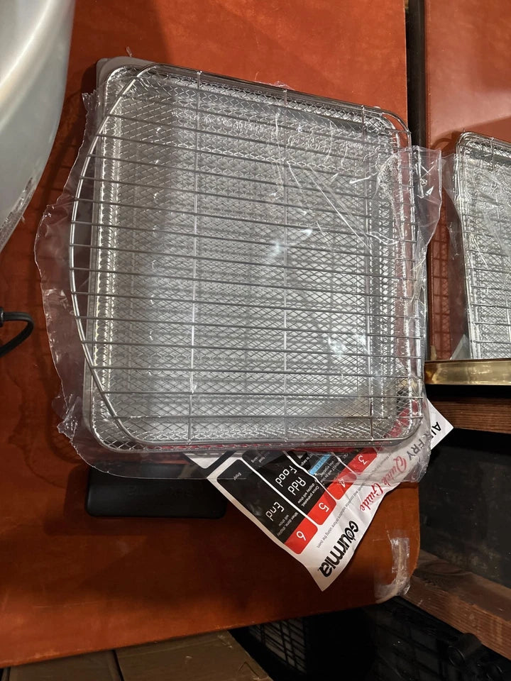 Gourmia XL Digital Countertop Oven with Air Fryer, French Doors, Temp Probe – Open Box