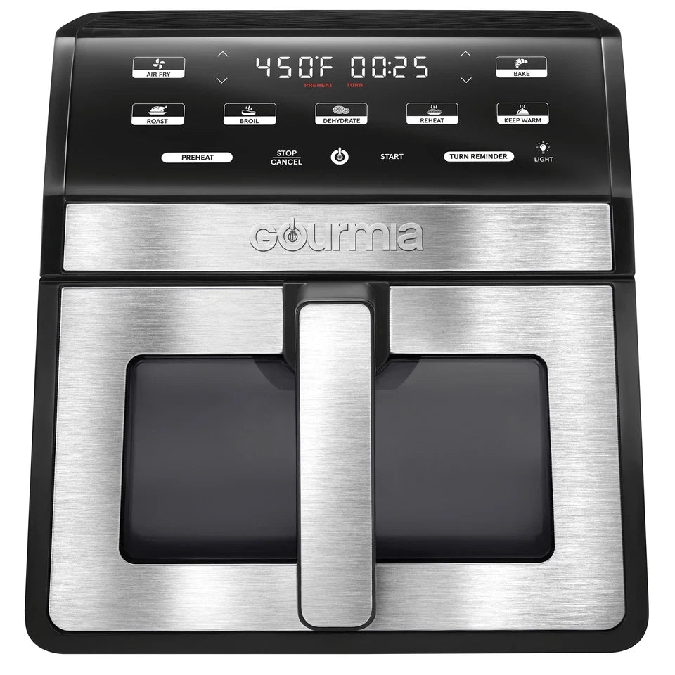 Gourmia 8-Qt / 7.6L Digital Air Fryer, Front-Door Style – Open Box