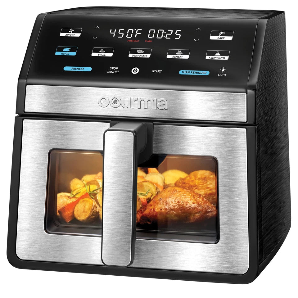 Gourmia 8-Qt / 7.6L Digital Air Fryer, Front-Door Style – Open Box