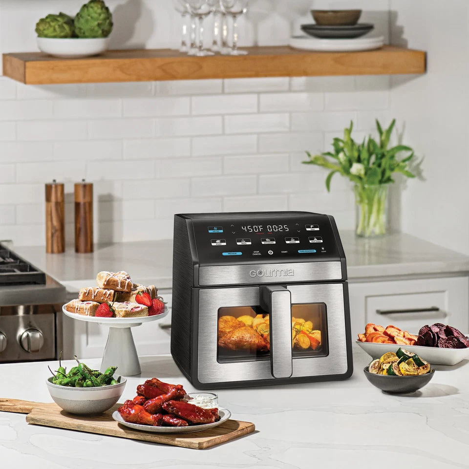Gourmia 8-Qt / 7.6L Digital Air Fryer, Front-Door Style – Open Box