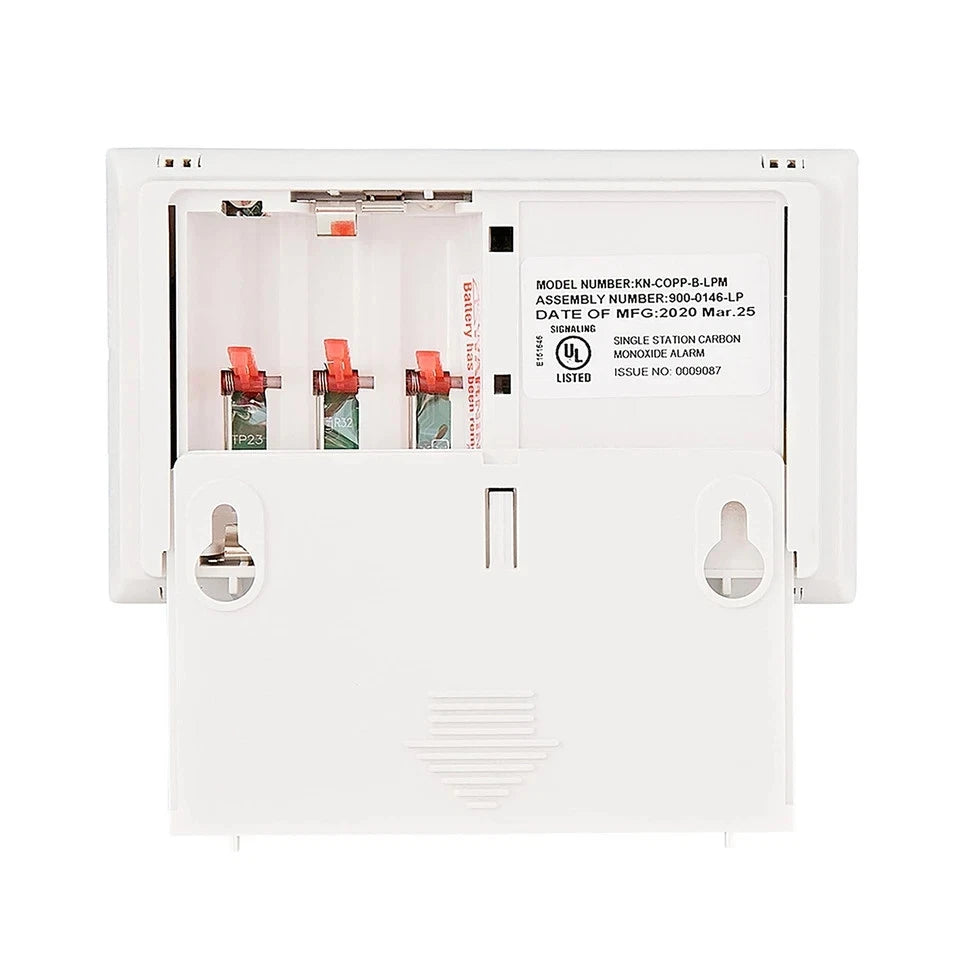 Kidde Carbon Monoxide Detector, AA Battery-Powered CO Alarm with LEDs, Test-Reset Button, Low Battery Indicator, Portable