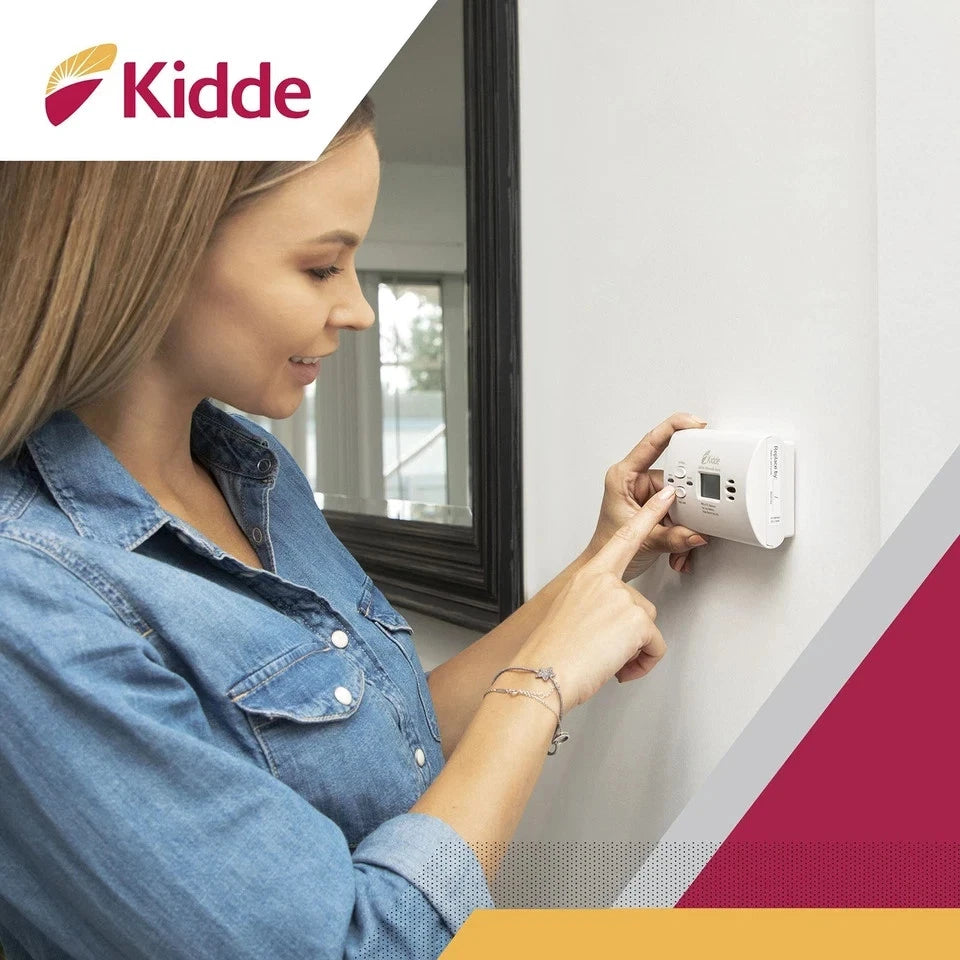 Kidde Carbon Monoxide Detector, AA Battery-Powered CO Alarm with LEDs, Test-Reset Button, Low Battery Indicator, Portable