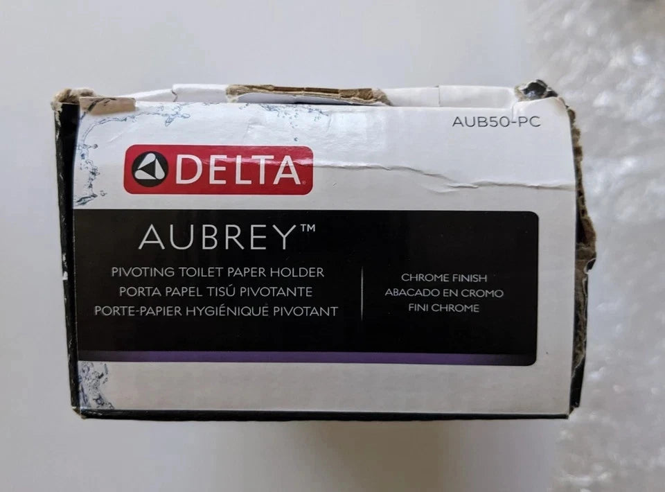 Delta Aubrey Pivot Arm Toilet Paper Holder AUB50-PC NOB