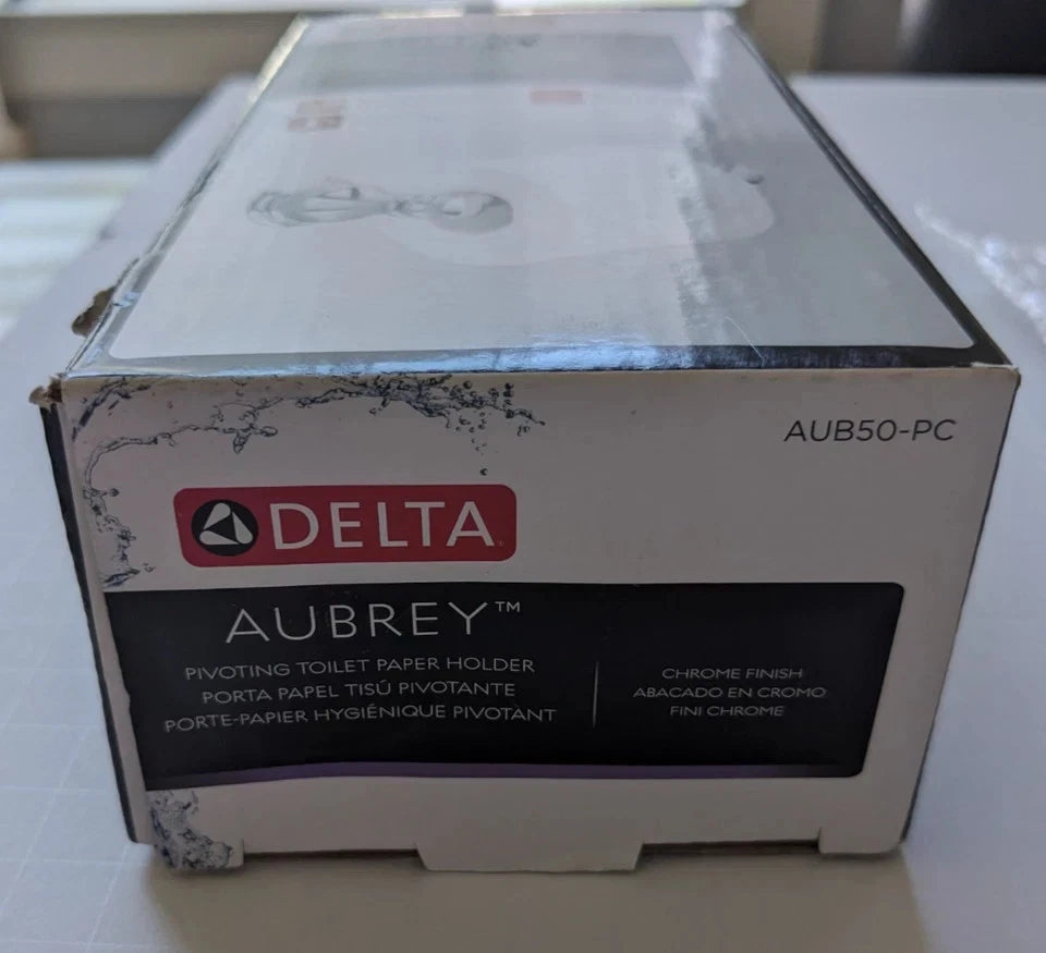 Delta Aubrey Pivot Arm Toilet Paper Holder AUB50-PC NOB