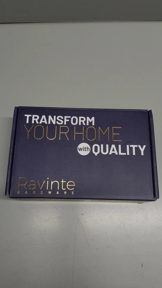 Ravinte 25 Pack 4 Inch Kitchen Square Cabinet Handles Matte Black Cabinet Pulls