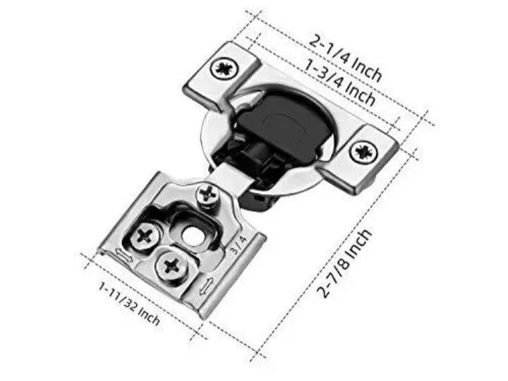 Ravinte 40 Pack 20 Pairs 3/4 inch Overlay Soft Close Hinges for Kitchen Cabin...
