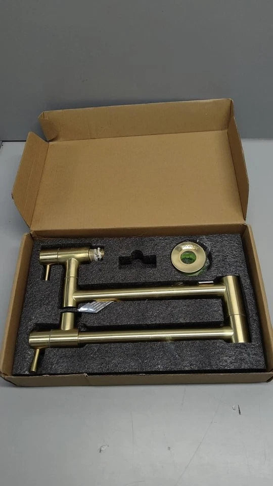 Brushed Gold Faucet for Wash Basin, Wash Basin Faucets Multi-Function Swing
