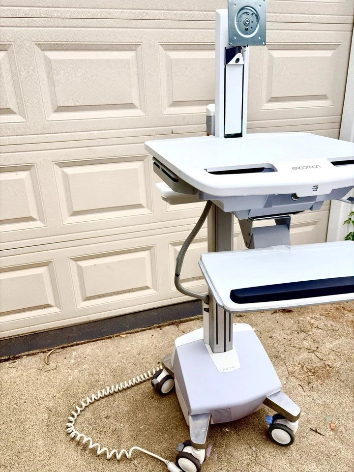 Ergotron StyleView SV42 Powered Medical Computer Cart LiFe Battery TESTED