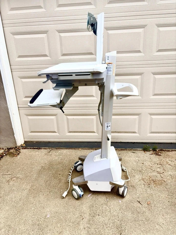 Ergotron StyleView SV42 Powered Medical Computer Cart LiFe Battery TESTED