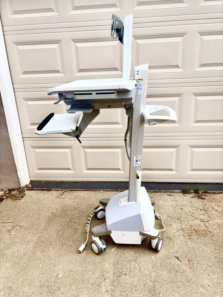 Ergotron StyleView SV42 Powered Medical Computer Cart LiFe Battery TESTED