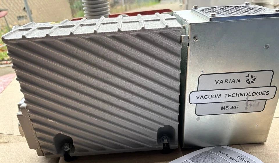Agilent MS40+ Rotary Vane Vacuum Pump Mono Shield Varian MS40 TESTED WORKING